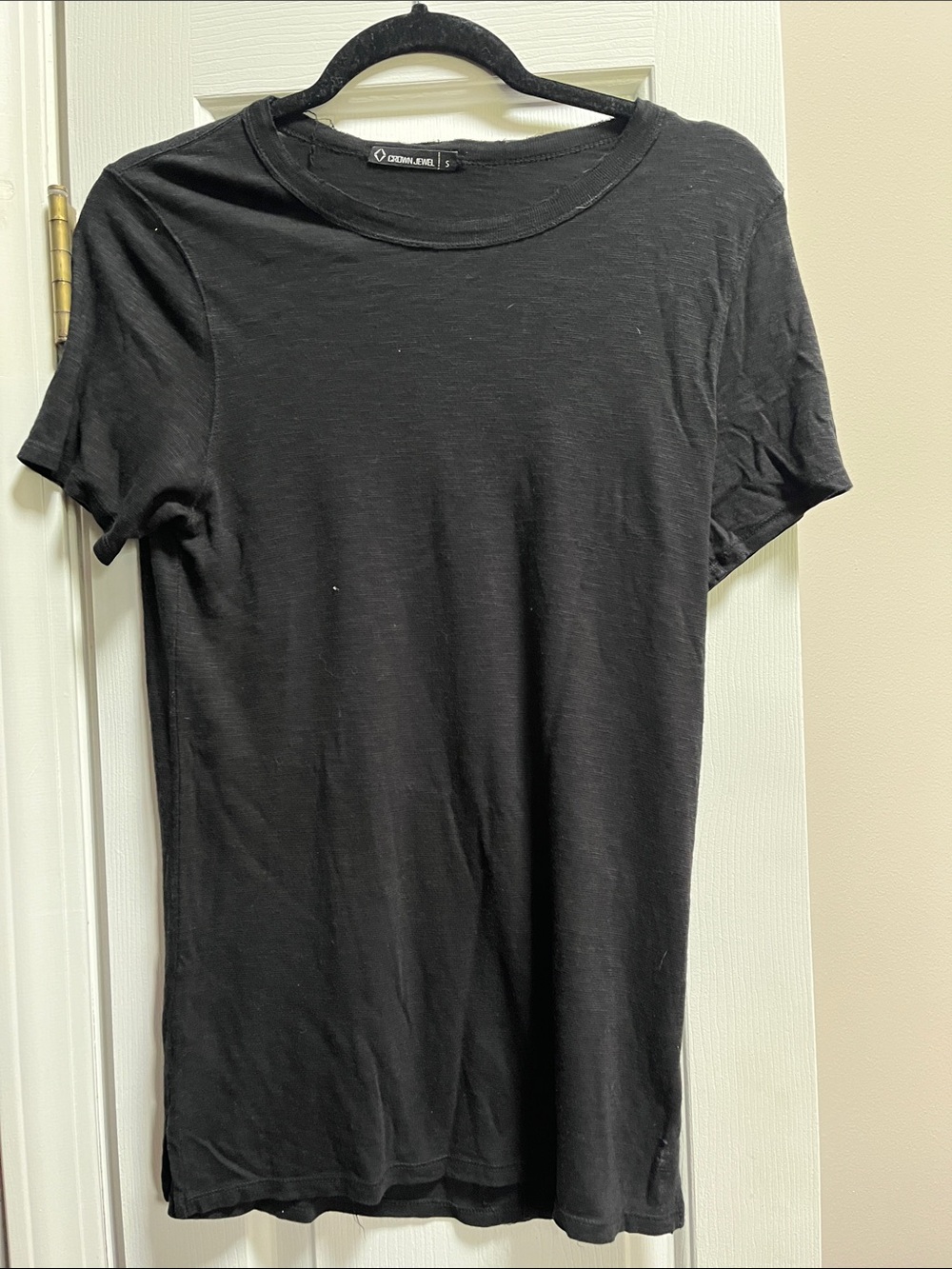 Crown Jewel Black Short Sleeve Crewneck Tee